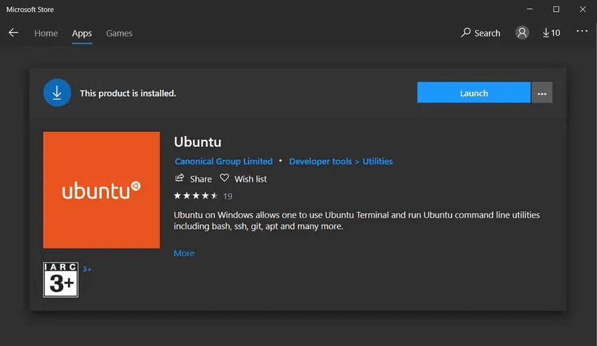 microsoft store di ubuntu